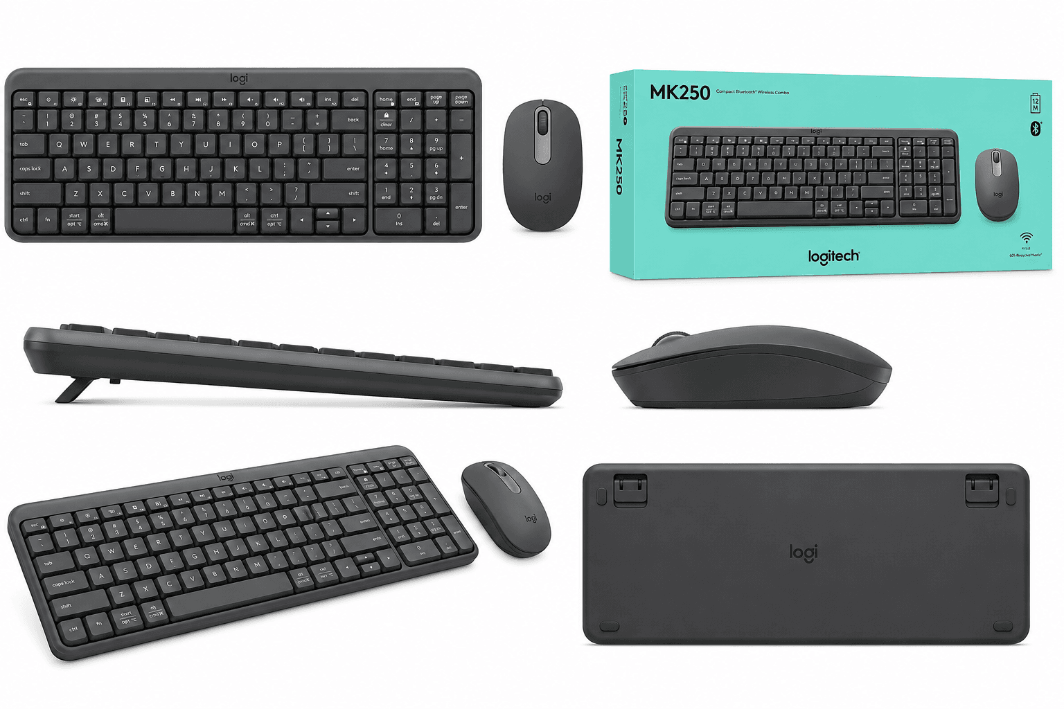 Wireless Keyboard + Mouse Combo — Detail View